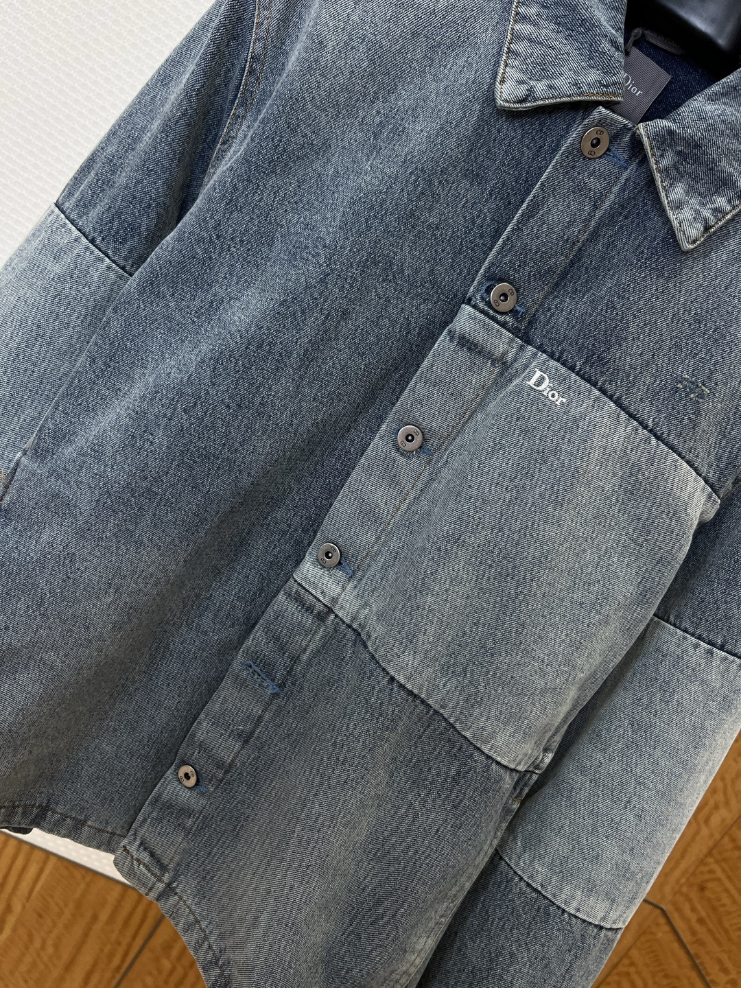 Dior Patchwork Denim Shirt Jacket