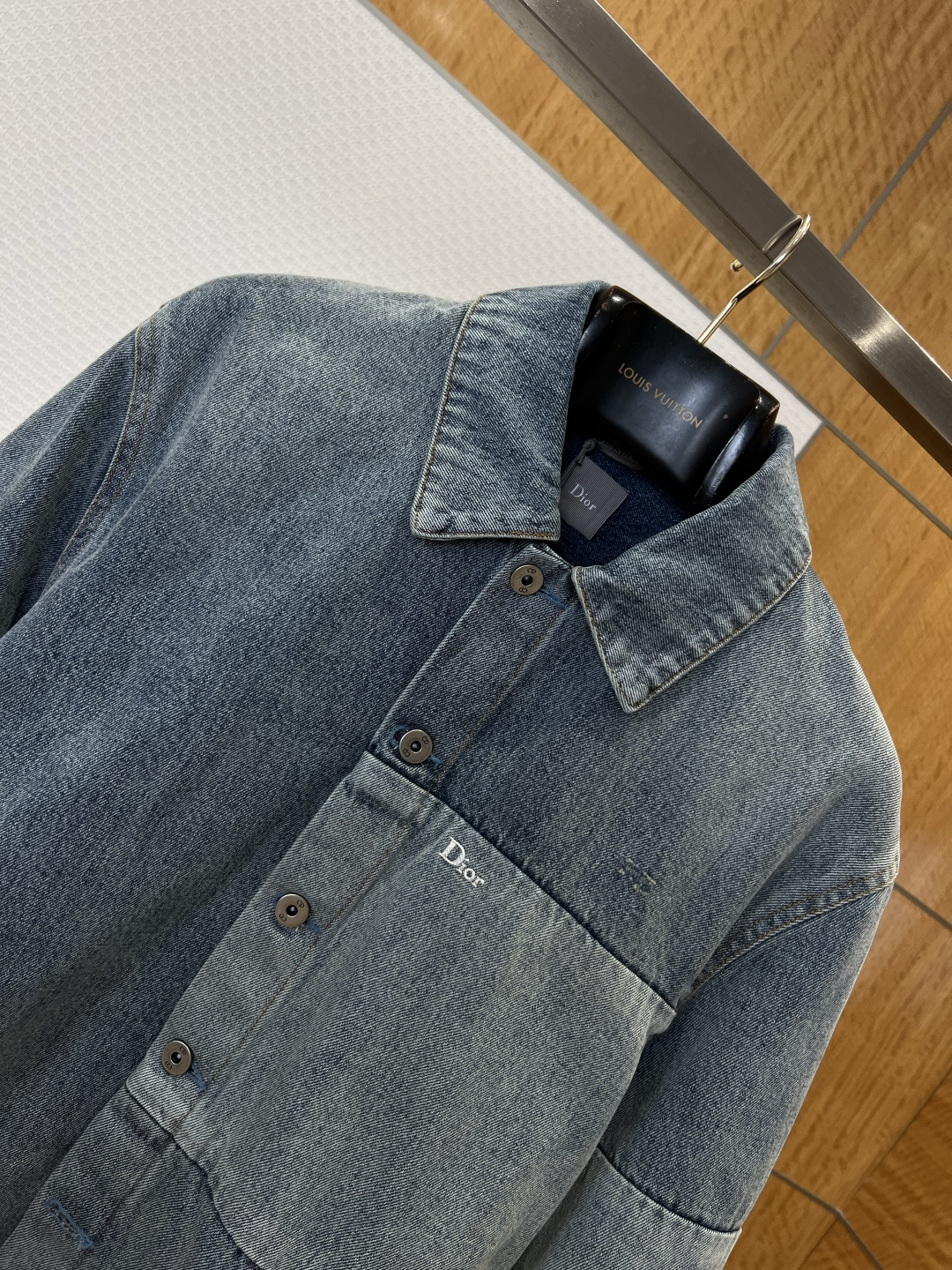 Dior Patchwork Denim Shirt Jacket
