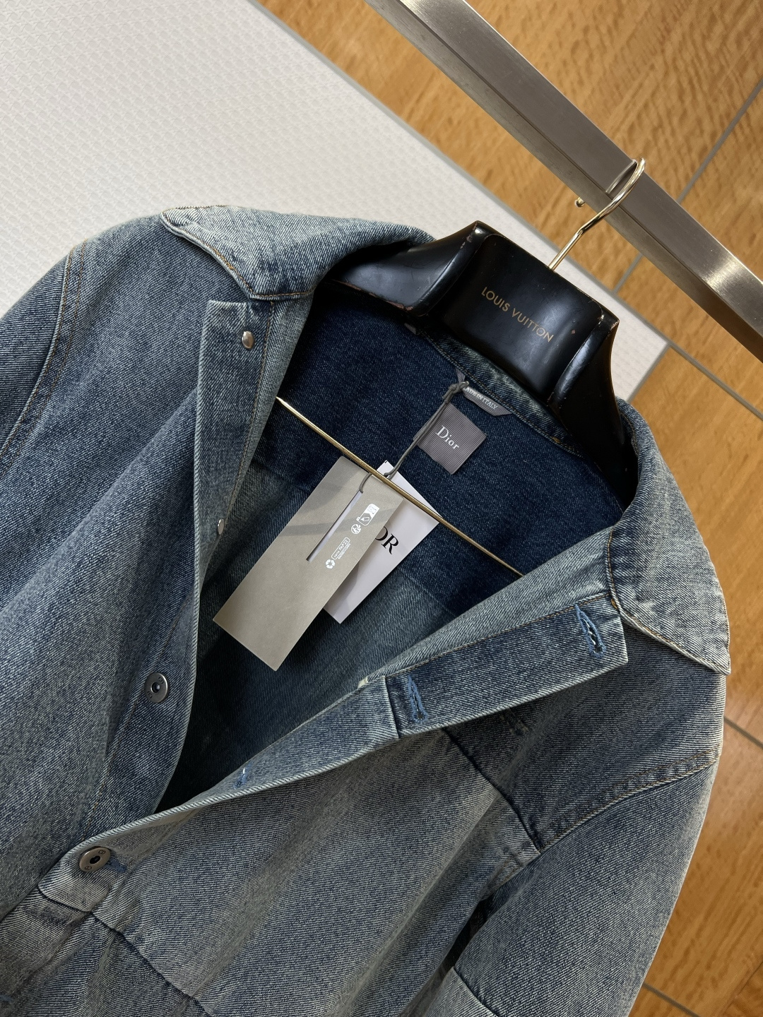 Dior Patchwork Denim Shirt Jacket