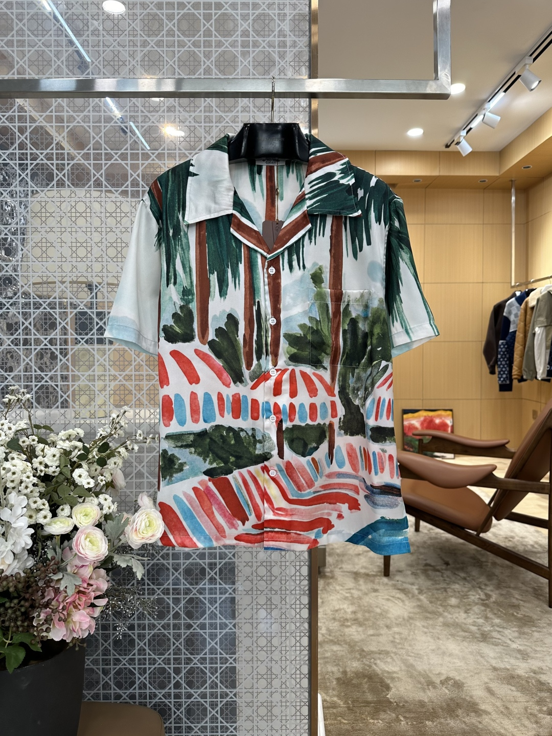 NO:892642,LP watercolor coconut grove holiday style short-sleeved shirt ————8839088 Material: Mulberry silk Loose fit Color watercolor coconut grove full print Size S/M/L/XL, men's clothing, loro piana, shirts, T-shirt,19860909LP水彩椰林度假风短袖衬衫 ——————8839088 材质: 桑蚕丝 版型宽松 颜色水彩椰林满印花色 尺码S/M/L/XL,男装,loro piana,shirts,T-shirt,,Women's clothing