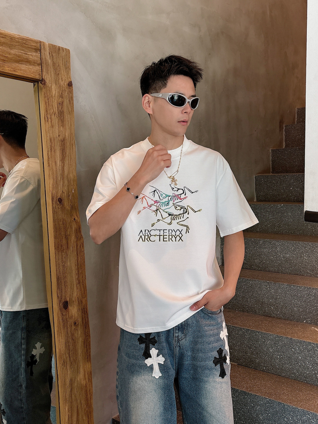 NO:452133,Arc/Architecture Bird 2025 Spring and Summer New Products, Complete Three Standards, Round Neck Pure Cotton Short-Sleeve T-shirts, Don’t need to introduce too much good products, look at the details, Counter Code M-XXXL / Suggestions, Arc'teryx, T-shirt, Tees, t-shirt, alexander wang19860909Arc/始祖鸟 2025春夏新品 三标齐全 圆领纯棉短袖T恤 好货不用过多介绍 看细节 专柜码数M-XXXL /建议L,arc'teryx,T-shirt,tees，t-shirt,alexander wang,Men's clothing