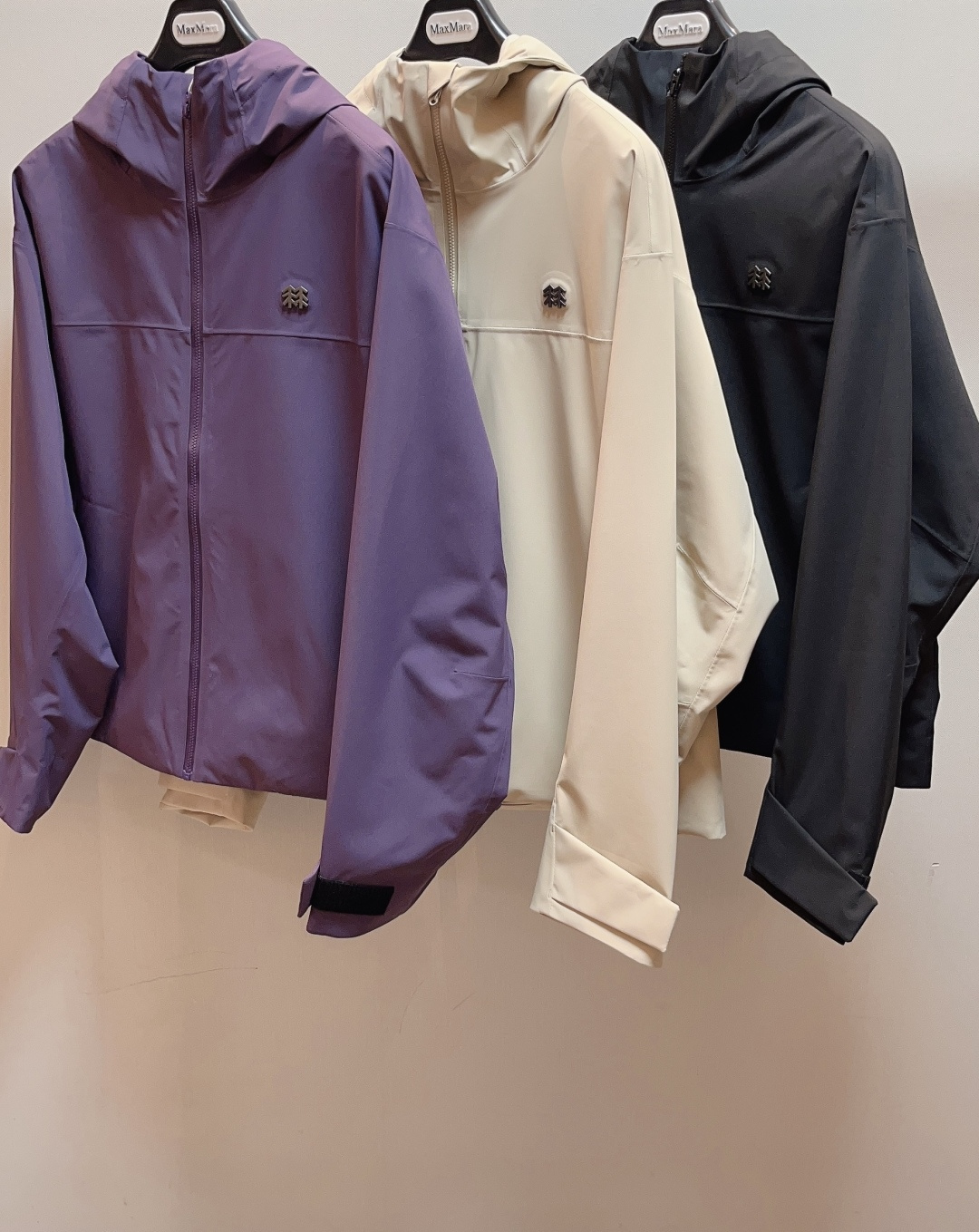 Stylish Hooded Jacket in Purple, Khaki, and Black - New Colors Available