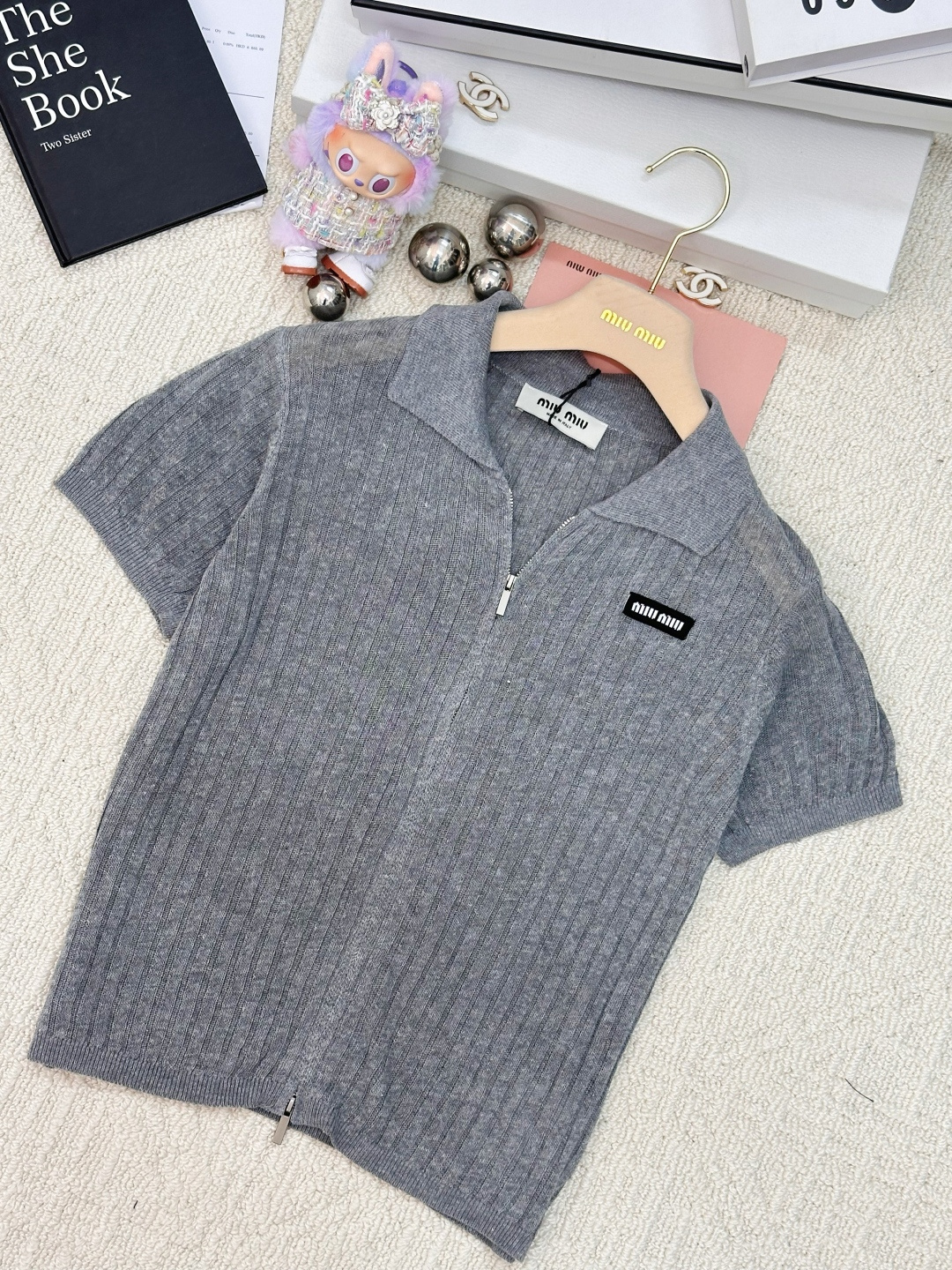 NO:447682,Zipper lapel tops, embellishments, high-end fashion, color code //,,alexander wang19860909拉链翻领 上衣 修饰点缀 上身高級時尚 色碼 //,,alexander wang,Women's clothing