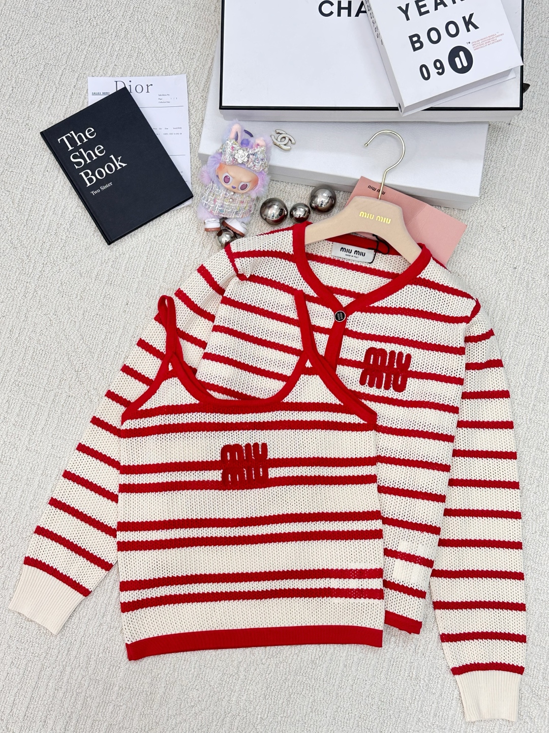 NO:447719,Striped series knitted cardigans, embellished and high-end fashion, color code //,,alexander wang19860909条纹款系列款针织开衫 修饰点缀 上身高級時尚 色碼 //,,alexander wang,Women's clothing