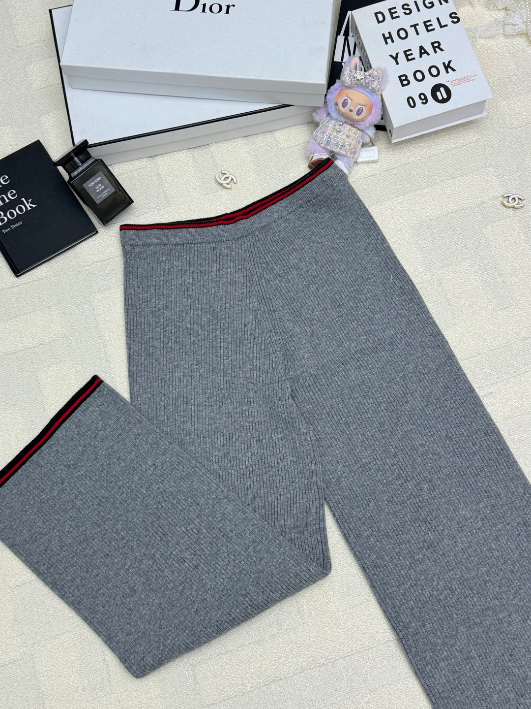 Gucci 25秋冬新款 针织阔腿裤款 logo图案修饰点缀 系列款出货 🔥🔥🔥 上身高级氛围感🈵️🈵️