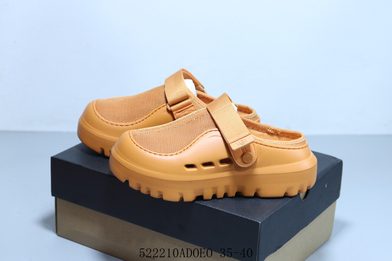 Imagen de colección Sandalias UGG Zapatillas de mujer con correa elástica Zapatillas antideslizantes cómodas informales…