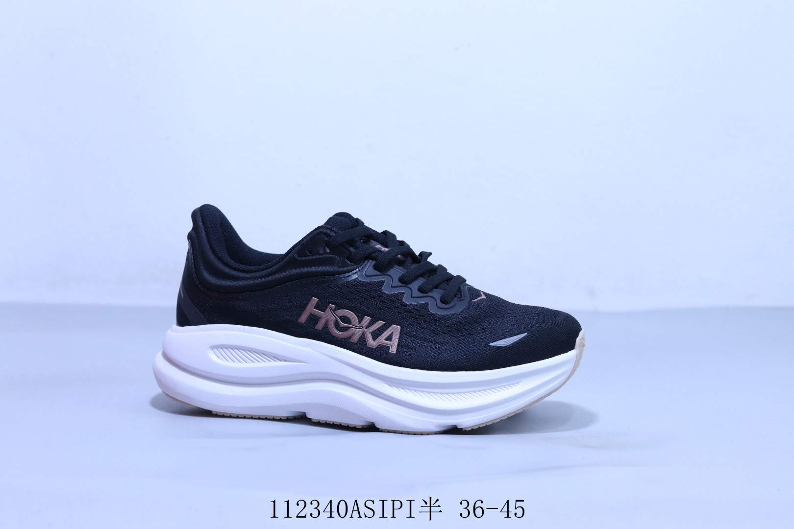 💰130
Hoka M CLIFTON 9代 机能轻量缓震网面增高越野男女跑步鞋 112340ASIPI半 36-45