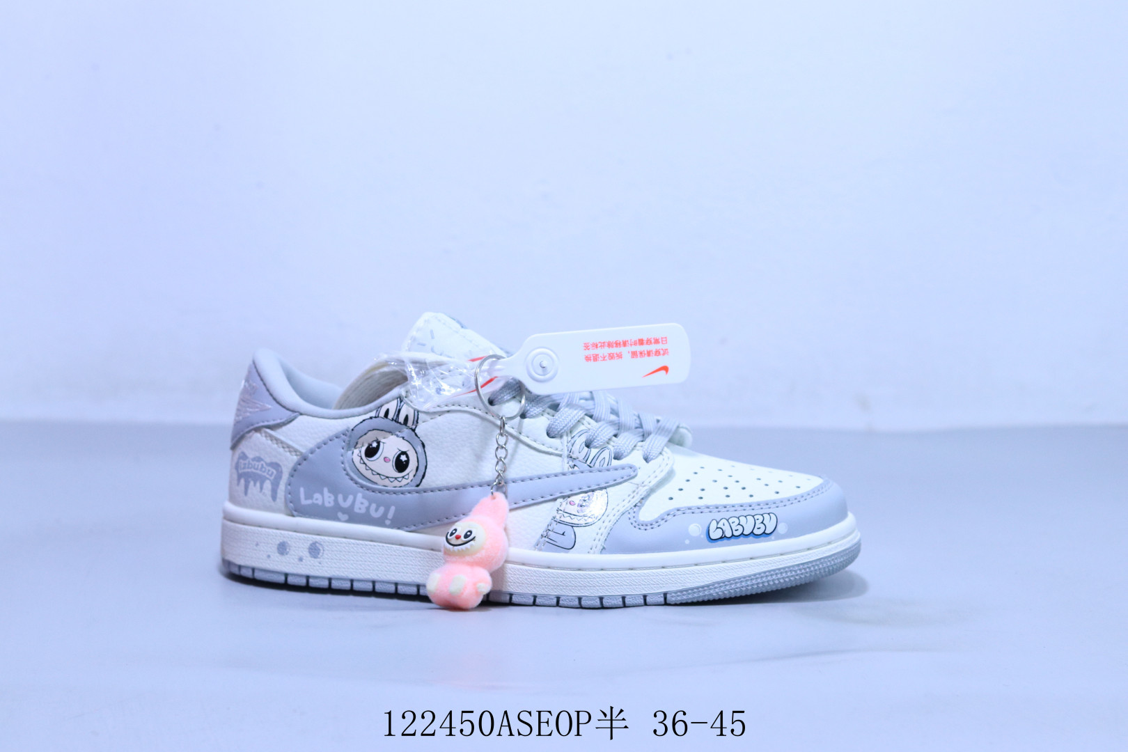 乔丹Air Jordan 1 Low AJ1 拉布布 倒勾 乔1低帮复古文化休闲运动篮球鞋 122450ASEOP半