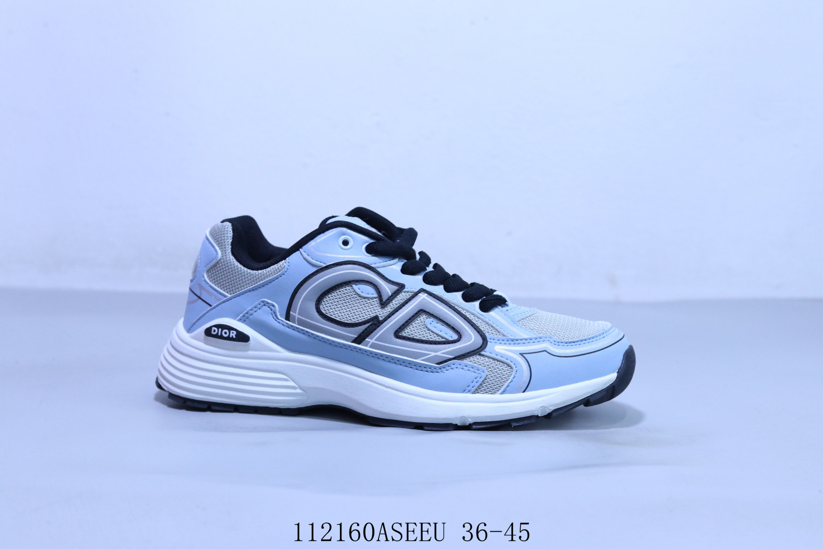 💰120
Dior迪奥B30网眼织物厚底系带休闲低帮运动鞋男女同款老爹鞋 112160ASEEU 36-45