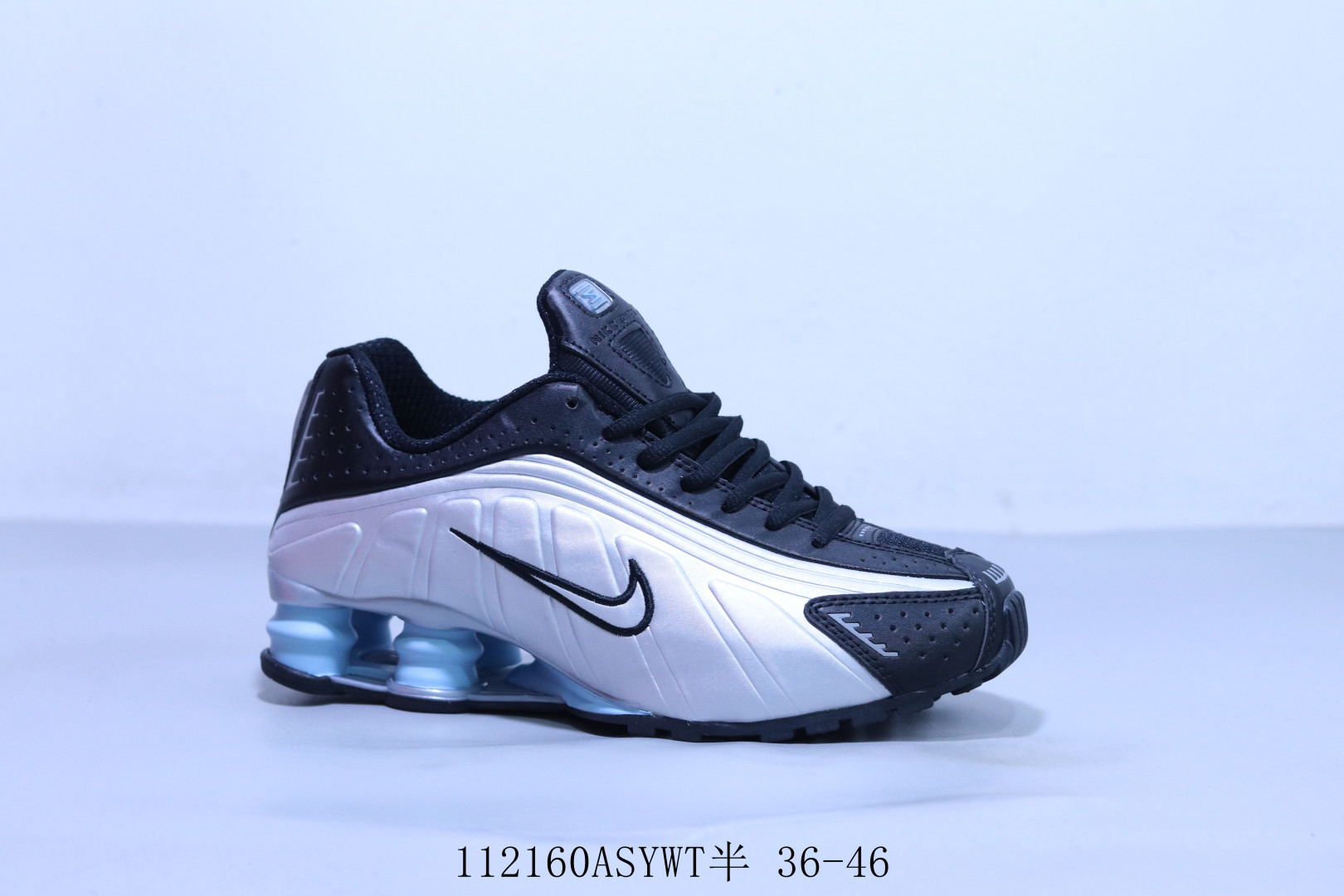 耐克 Nike ShoxTL系列舒适防滑低帮 休闲跑步鞋 柱子鞋 112160ASYWT半