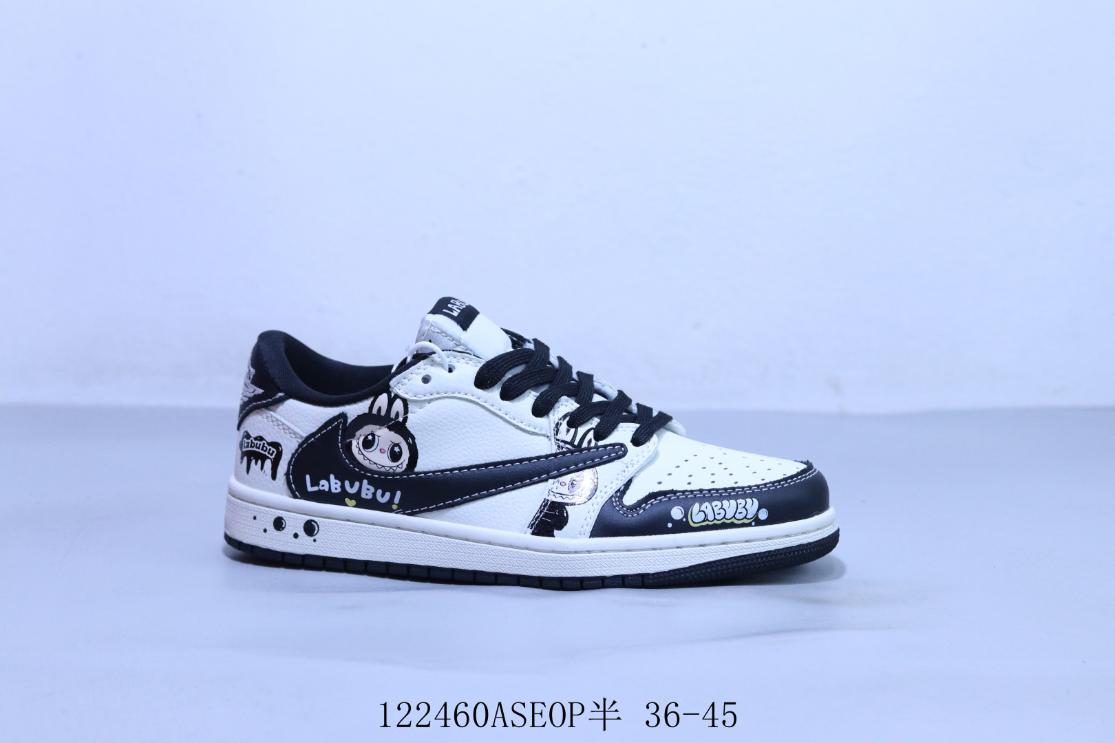 乔丹Air Jordan 1 Low AJ1 倒勾 拉布布 乔1低帮复古文化休闲运动篮球鞋 122460ASEOP半