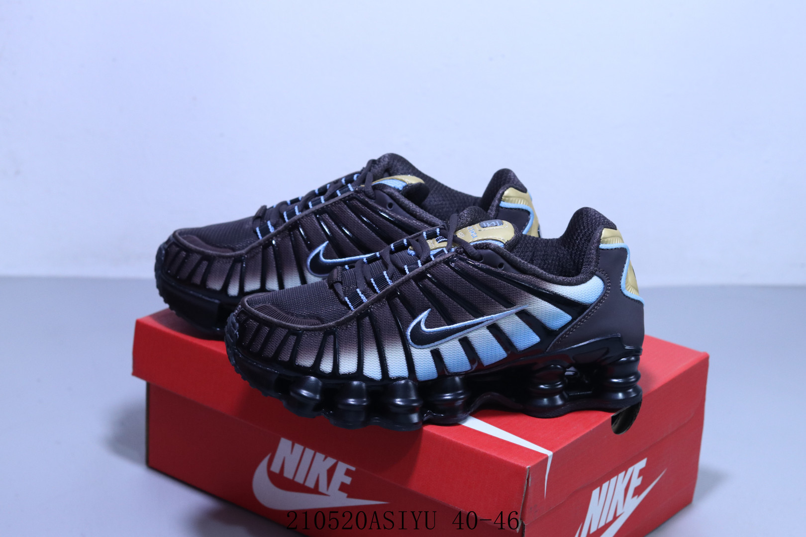耐克 Nike ShoxTL系列舒适防滑低帮 休闲跑步鞋 柱子鞋 210520ASIYU