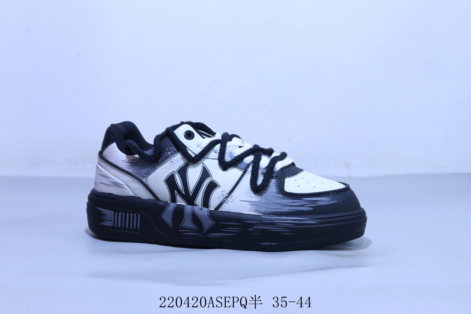 💰250 MLB Big Ball Chunky Canvas HI 复古厚底老爹风高帮百搭休闲运动慢跑鞋 涂鸦 绑带 220420ASEPQ半 35-44