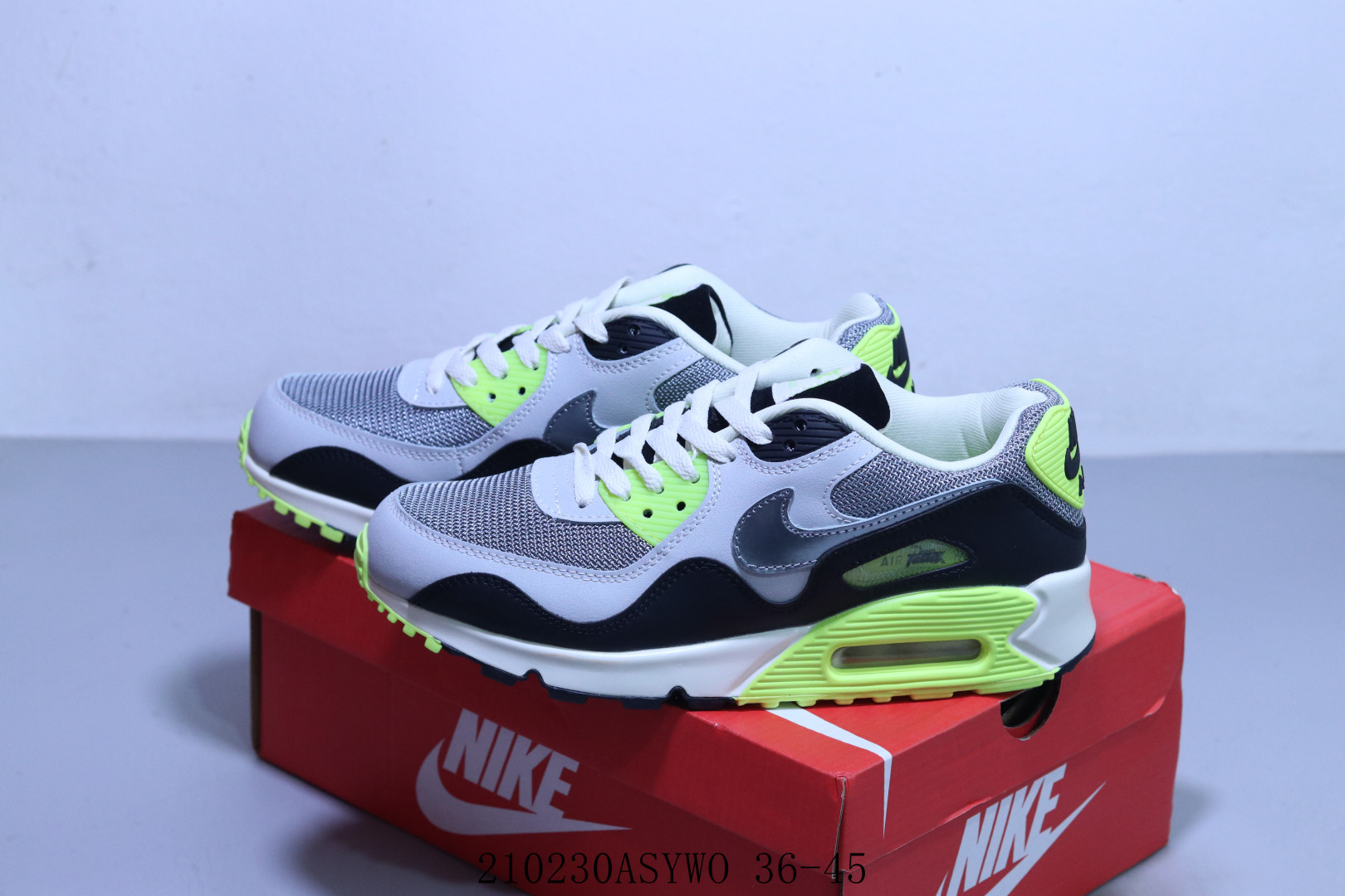 耐克Nike Air Max 90 经典复古小气垫缓震跑鞋 210230ASYWO