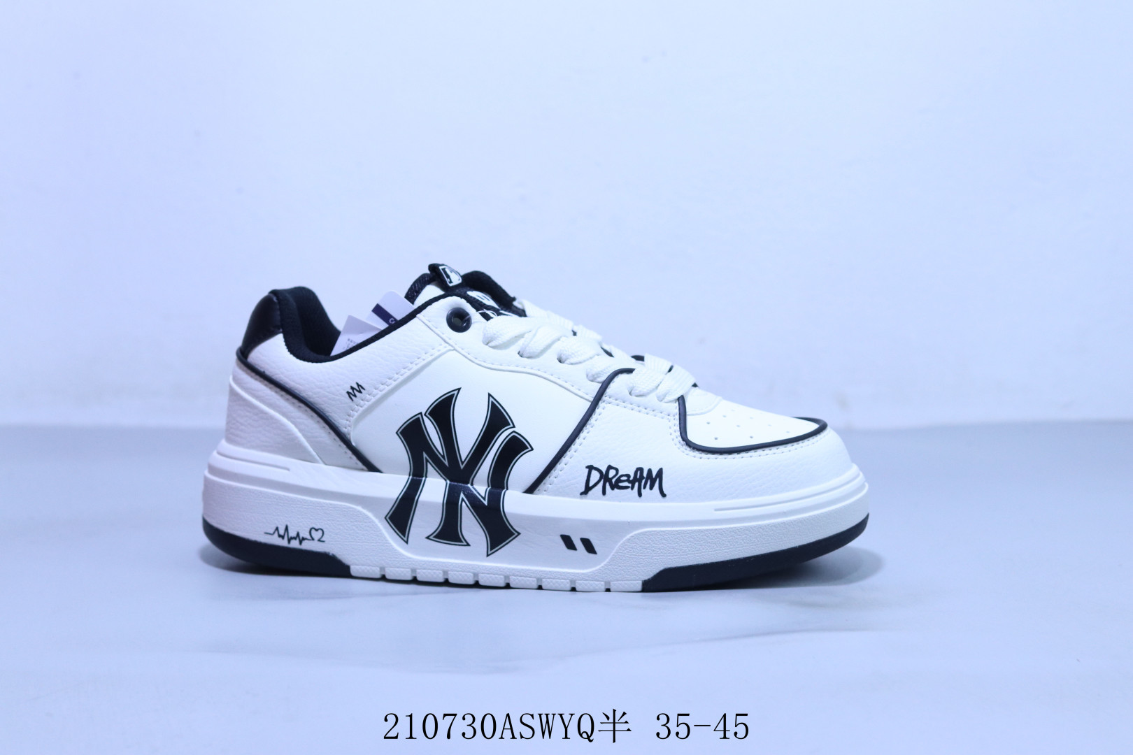 💰180 MLB Big Ball Chunky Canvas HI 复古厚底老爹风高帮百搭休闲运动慢跑鞋 涂鸦 210730ASWYQ半 35-45