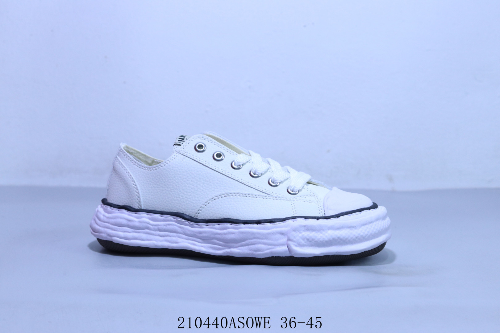 三原康裕品牌MMY/Maison MIHARA YASUHIRO Original Sole Canvas Low 变形溶解雪糕底高帮休闲百搭帆布板鞋 210440ASOWE