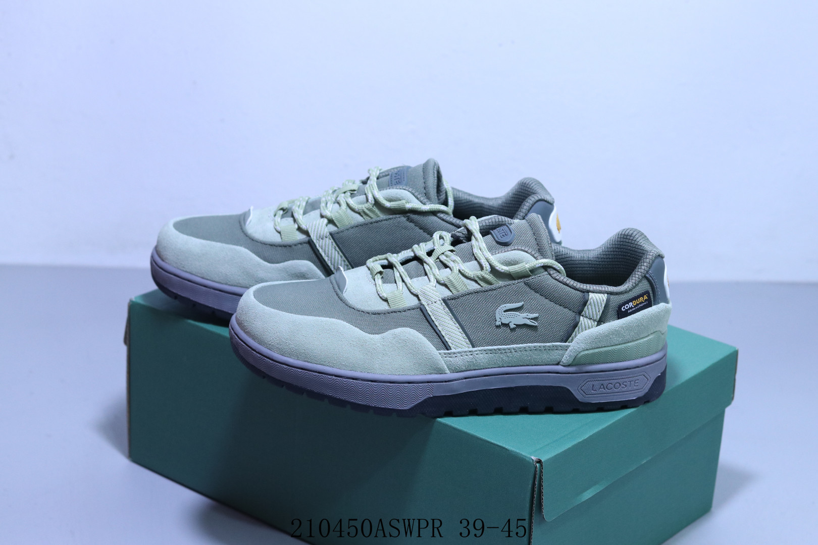 集合图💰150 LACOSTE法国鳄鱼 T-Clip 舒适百搭通勤简约 防滑 低帮 板鞋 210450ASWPR 39-45