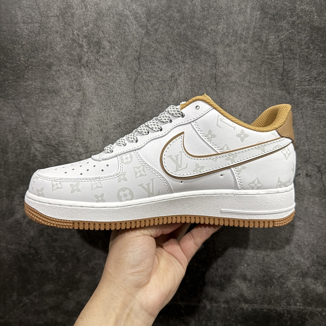 图片[2]-【公司级】NIke Air Force 1 \’07 Low “LV联名n空军一号 中帮 运动鞋 休闲鞋 折边针车 工艺难度大 原楦头原纸板 原装鞋盒 定制五金配件 内置全掌气垫 原厂鞋底 货号：DR9868-300 Size：36 36.5 37.5 38 38.5 39 40 40.5 41 42 42.5 43 44 44.5 45 编码：YB200210-莆田鞋批发中心