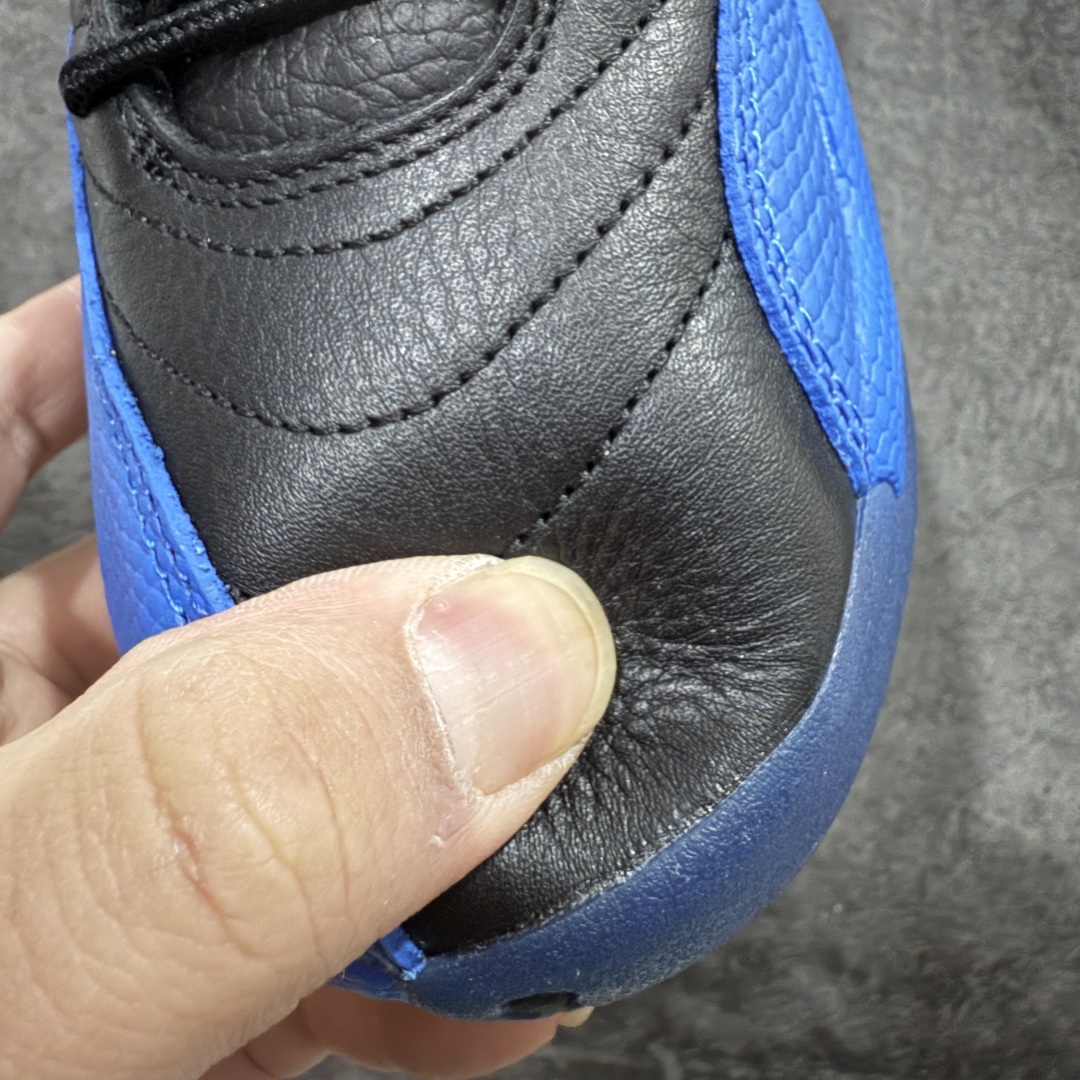 图片[5]-【顶级外贸版】Air Jordan AJ12 Retro 黑蓝 130690-014n原楦原纸板开发 原汁原味12代鞋型 进口原厂皮料 原厂碳板 原装材料 原厂定制金属扣 原厂电绣 支持与公司货全方位对比 只服务于5%懂鞋的高端客户 发国外可支持各种retail商店充正寄售SIZE：40 40.5 41 42 42.5 43 44 44.5 45 45.5 46 47.5 48.5 编码：777470500-莆田鞋批发中心