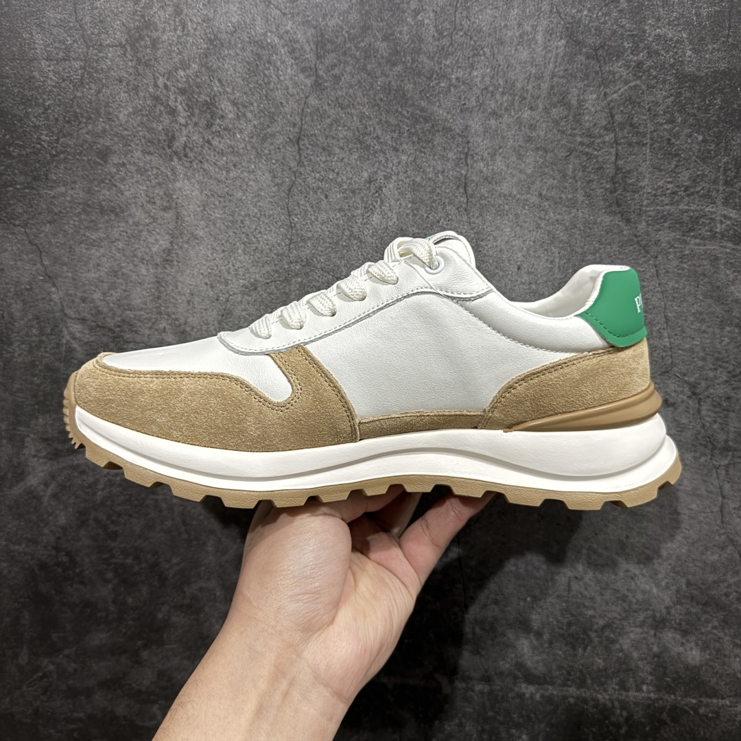 图片[2]-【广东纯原版本】意大利高奢品牌·普拉达Prada Cloudbust Thunder Low Sneakers 老爹百搭休闲运动鞋系列n#广东大厂品质 专柜同步 新款Prada Cloudbust Thunder运动鞋设计以雕塑感设计重新演绎PRADA男士风格，搭配牛反绒皮和轻质橡胶发泡鞋底，独具时尚个性风格。大气个性更潮更抢眼更追求档次，它将颠覆旧念，与您共度时尚潮人必备! 面料采用原版进口小牛皮 牛皮内里垫脚 橡胶发泡大底 轻便防滑耐磨 脚感舒适 款式耐看做工精细 配以简洁利落的鞋楦 彰显男人的果敢和硬朗Size：39-44（皮鞋码） 编码：TL430450-莆田鞋批发中心