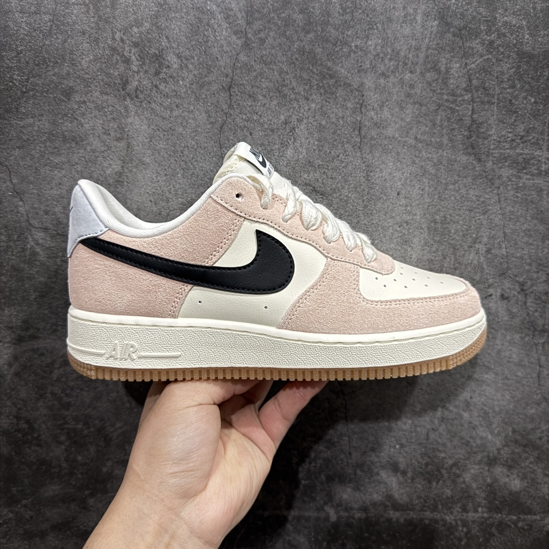 【HY版】Nike Air Force 1 Low 粉黑 空军一号低帮运动休闲板鞋 原楦头原纸板  打造纯正空军版型#专注外贸渠道  全掌内置蜂窝气垫 #原盒配件 原厂中底钢印、拉帮完美 货号：HJ7342-800 尺码：36 36.5 37.5 38 38.5 39 40 40.5 41 42 42.5 43 44 44.5 45 编码：LF250260-莆田鞋批发中心