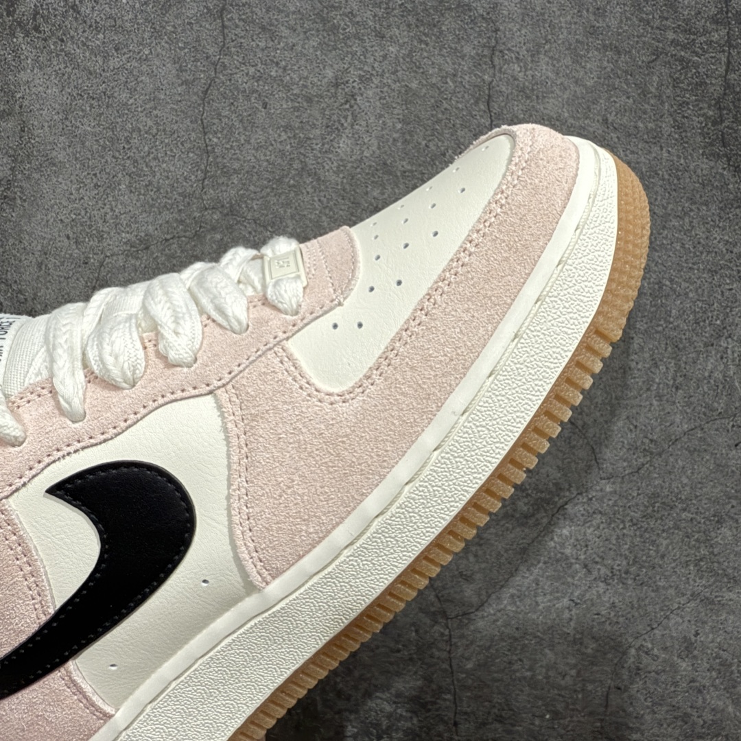 图片[6]-【HY版】Nike Air Force 1 Low 粉黑 空军一号低帮运动休闲板鞋 原楦头原纸板  打造纯正空军版型#专注外贸渠道  全掌内置蜂窝气垫 #原盒配件 原厂中底钢印、拉帮完美 货号：HJ7342-800 尺码：36 36.5 37.5 38 38.5 39 40 40.5 41 42 42.5 43 44 44.5 45 编码：LF250260-莆田鞋批发中心