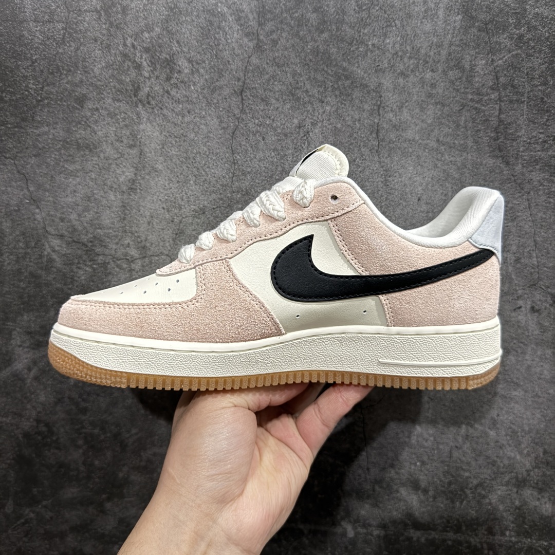 图片[2]-【HY版】Nike Air Force 1 Low 粉黑 空军一号低帮运动休闲板鞋 原楦头原纸板  打造纯正空军版型#专注外贸渠道  全掌内置蜂窝气垫 #原盒配件 原厂中底钢印、拉帮完美 货号：HJ7342-800 尺码：36 36.5 37.5 38 38.5 39 40 40.5 41 42 42.5 43 44 44.5 45 编码：LF250260-莆田鞋批发中心