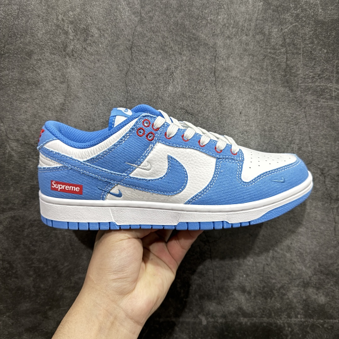 【定制版】Nk SB Dunk Low Supreme联名-织布蓝勾 周年高端定制 低帮休闲板鞋 #定制鞋盒 大厂纯原品质出货 超高清洁度 皮料切割干净无任何毛边 细节完美货号：KK1888-015   尺码：36 36.5 37.5 38 38.5 39 40 40.5 41 42 42.5 43 44 44.5 45 编码：HXS260280-莆田鞋批发中心