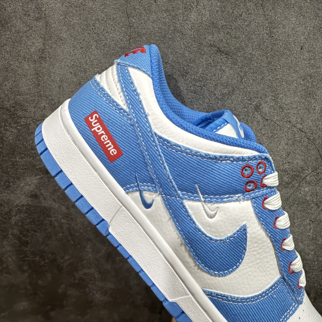 图片[7]-【定制版】Nk SB Dunk Low Supreme联名-织布蓝勾 周年高端定制 低帮休闲板鞋 #定制鞋盒 大厂纯原品质出货 超高清洁度 皮料切割干净无任何毛边 细节完美货号：KK1888-015   尺码：36 36.5 37.5 38 38.5 39 40 40.5 41 42 42.5 43 44 44.5 45 编码：HXS260280-莆田鞋批发中心