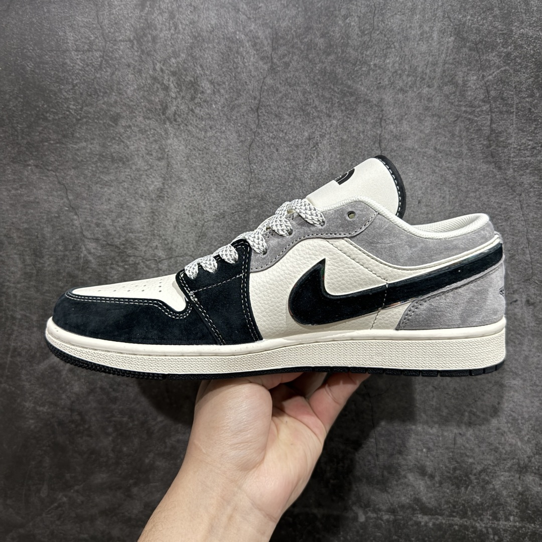 图片[2]-【定制版】Air Jordan 1 Low AJ1 乔1 北面联名-灰黑脚趾 高端定制 低帮复古篮球鞋rn#定制鞋盒 大厂纯原品质出货 超高清洁度 皮料切割干净无任何毛边 细节完美 r 货号：XX3318-512 尺码：36 36.5 37.5 38 38.5 39 40 40.5 41 42 42.5 43 44 44.5 45  编码：HXS320340-莆田鞋批发中心