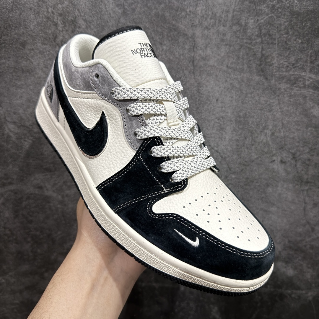 图片[3]-【定制版】Air Jordan 1 Low AJ1 乔1 北面联名-灰黑脚趾 高端定制 低帮复古篮球鞋rn#定制鞋盒 大厂纯原品质出货 超高清洁度 皮料切割干净无任何毛边 细节完美 r 货号：XX3318-512 尺码：36 36.5 37.5 38 38.5 39 40 40.5 41 42 42.5 43 44 44.5 45  编码：HXS320340-莆田鞋批发中心