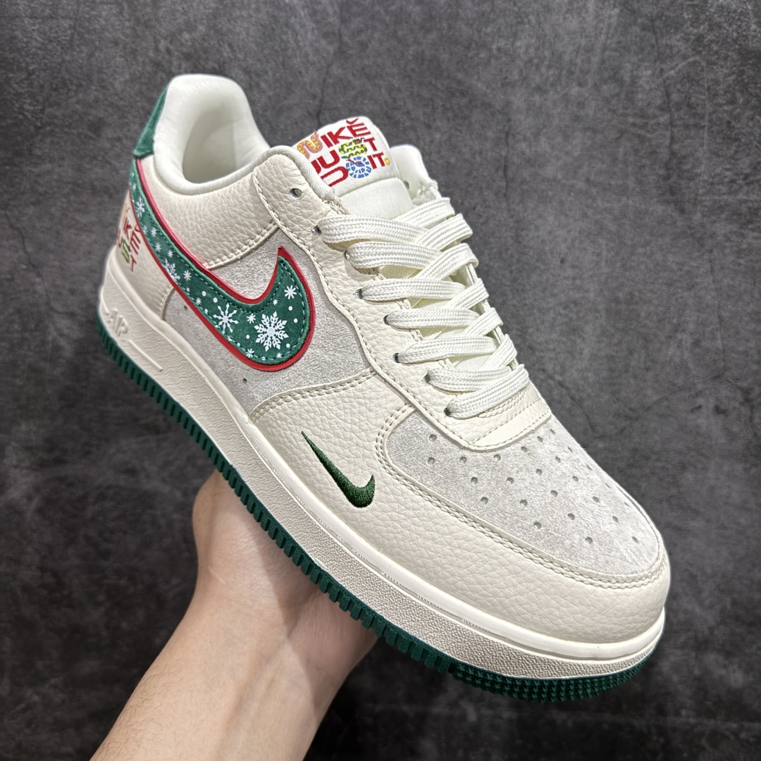 图片[3]-【定制版】海外限量发售NIke Air Force 1 \’07 Low “Just联名——圣诞树”空军一号 低帮 运动鞋 休闲鞋 折边针车 工艺难度大 原楦头原纸板 原装鞋盒 定制五金配件 内置全掌气垫 原厂鞋底货号：DF0188-034 Size：36 36.5 37.5 38 38.5 39 40 40.5 41 42 42.5 43 44 44.5 45 编码：HXS310320-莆田鞋批发中心