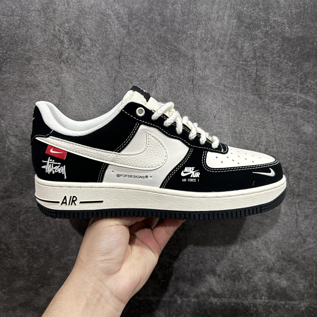 【定制版】Nike Air Force 1 Low 07 x Stussy 白黑小钩麻绳绑带n原楦头原纸板 打造纯正低帮空军版型 专注外贸渠道 全掌内置蜂窝气垫原盒配件 原厂中底钢印、拉帮完美官方货号：SJ6698 014 Size：36 36.5 37.5 38 38.5 39 40 40.5 41 42 42.5 43 44 44.5 45 编码：HXS310320-莆田鞋批发中心