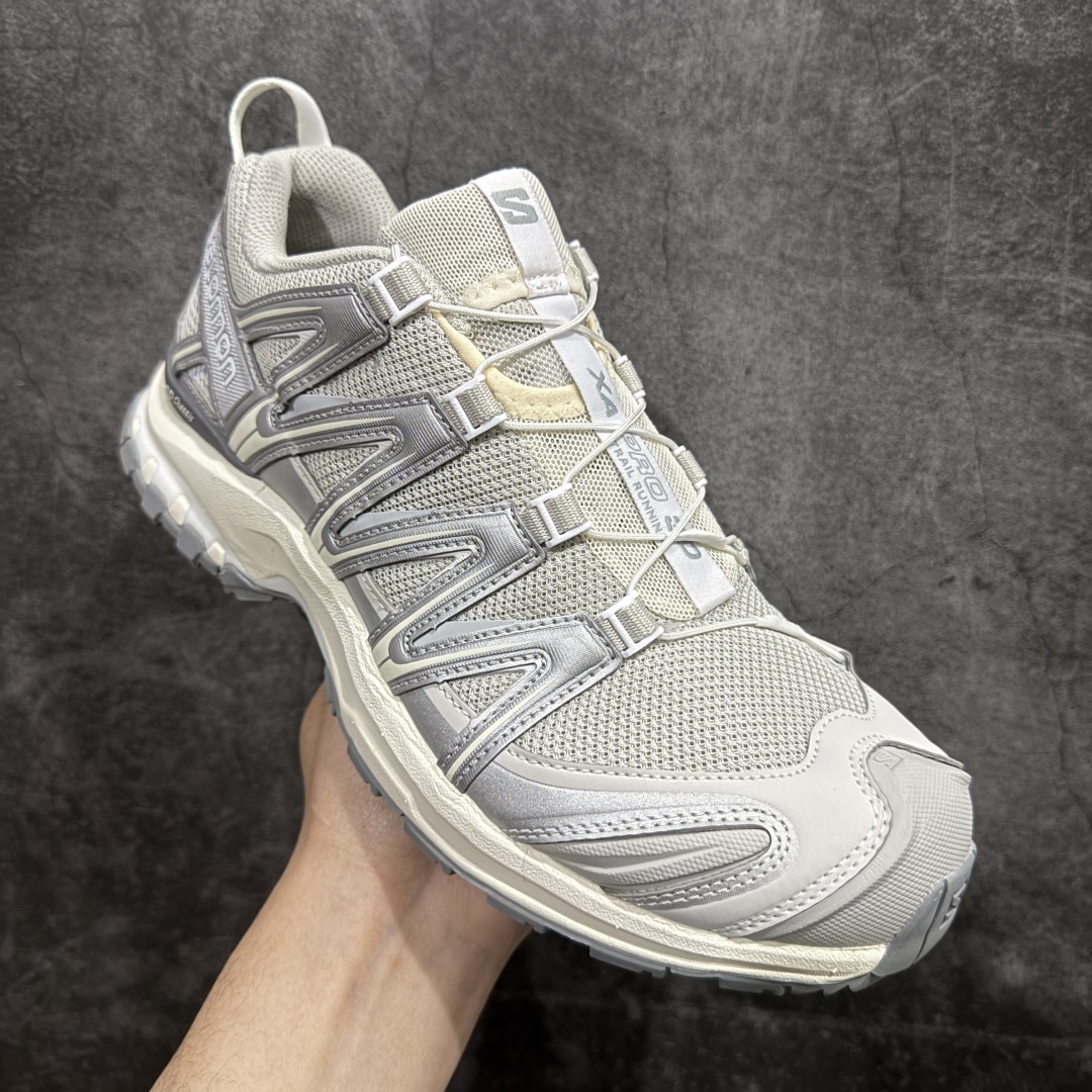 【PK版本】全新版本出货 纯原大厂出品 萨洛蒙 Salomon XA PRO 3D 户外轻便机能鞋 银色