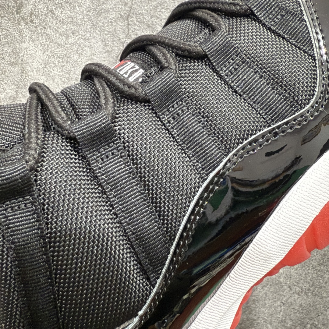 图片[3]-【纯原XP版本】乔丹11代 Air Jordan 11 Low Bred AJ11黑红2025 低帮nn首家纯原大厂出品 正确纯原鞋标n官方即将发售 原楦原材料打造n正确黑碳板 原厂牛津布➕原厂漆皮 货号 FV5104-006nSize 36-47.5 编码：XP440480-莆田鞋批发中心