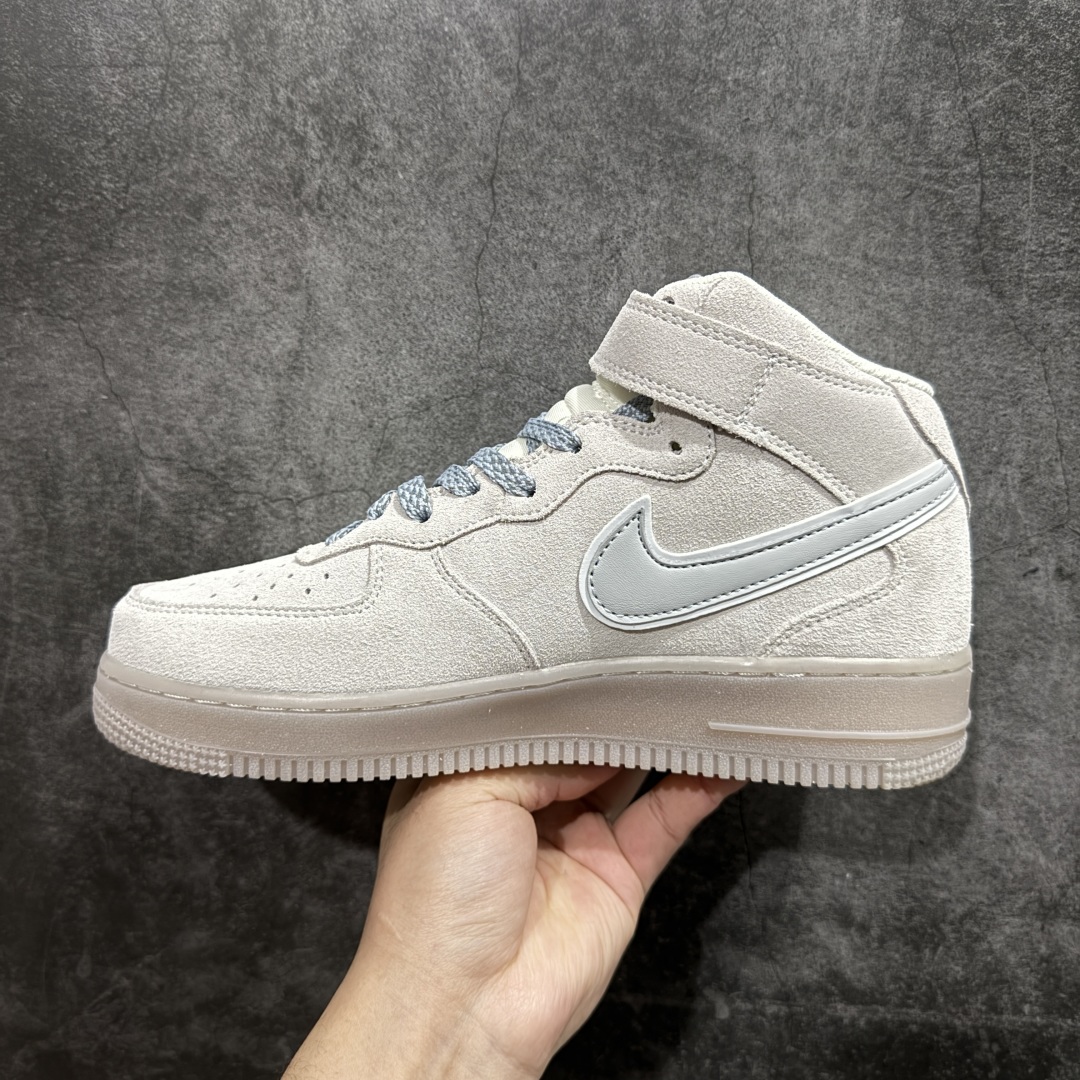 图片[2]-【公司级】海外限量发售 NIke Air Force 1 \’07 Mid 卫冕冠军六代 空军一号中帮运动休闲板鞋 客供高亮3M反光材料 进口麂皮 定制原盒 原楦头原纸板 纯正版型 原厂水晶大底 内置全掌气垫 货号：GB0902-112 Size：36 36.5 37.5 38 38.5 39 40 40.5 41 42 42.5 43 44 44.5 45 编码：LF310320-莆田鞋批发中心