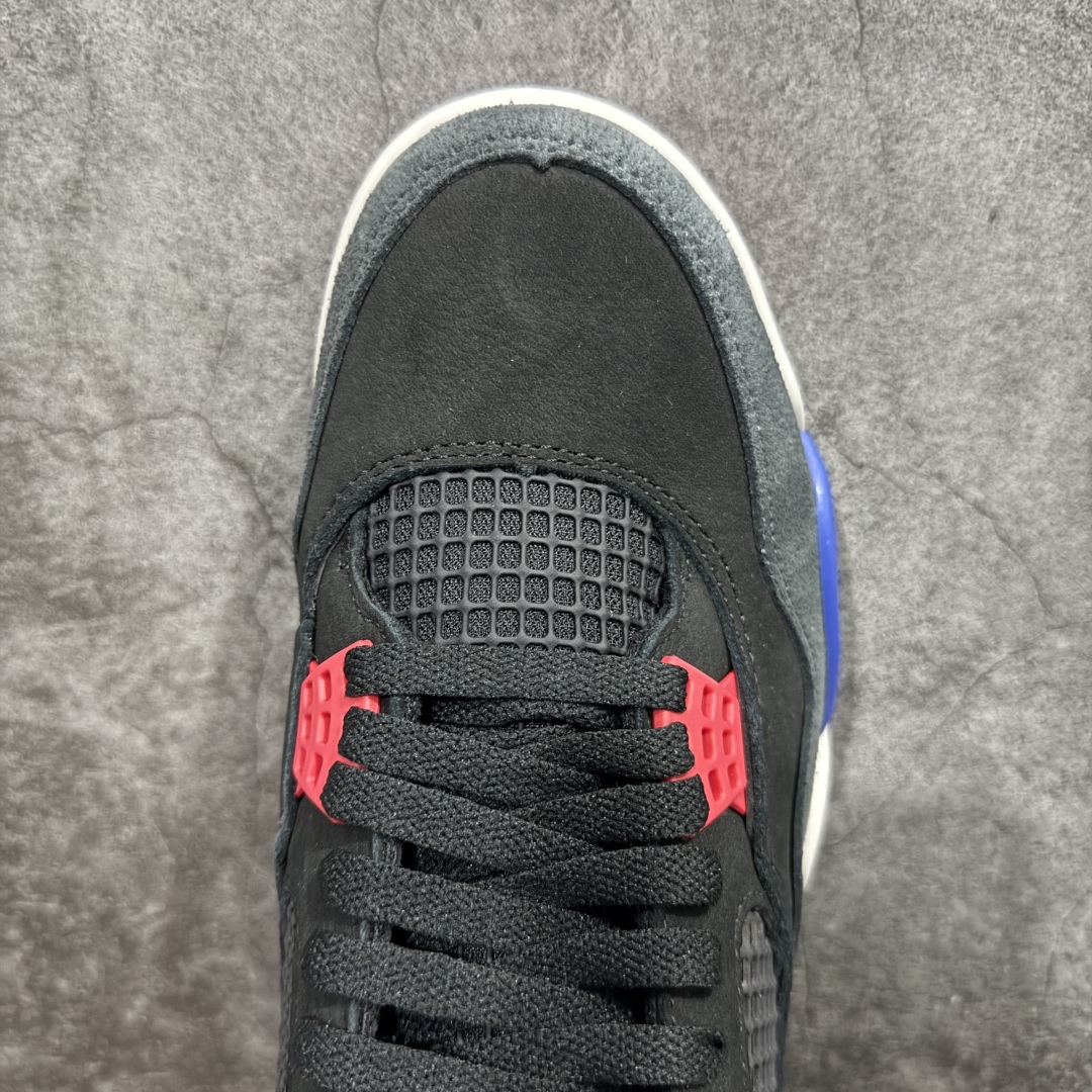 图片[5]-【原厂版】Air Jordan AJ4 Rare Air Laser 黑蓝红 FV5029-003n全新升级改良 原鞋原楦原纸板同源开发 完美呈现乔4的版型 内侧正确双色网格 还原细节 原厂皮料 正确气垫颜色 正确网格工艺 正确拉帮工艺 全鞋原装材料制作 原档案原模具打造 支持全方位与正品对比 尺码：36 36.5 37.5 38 38.5 39 40 40.5 41 42 42.5 43 44 44.5 45 46 47.5 编码：X10380420-莆田鞋批发中心