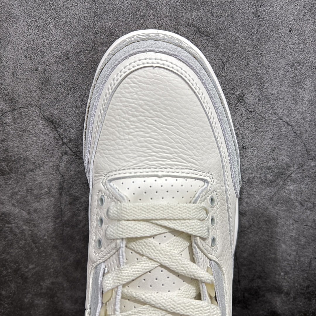 图片[5]-【纯原F版】Air Jordan AJ3 Craft \”Ivory\” 象牙白 货号：FJ9479-100n原楦原纸板开发 确保原汁原味 原厂皮料质感色泽绝无偏差 完美中底拉帮 原厂中底钢印  原档案大底 如假白送 大底纹路 气垫通透度PU的回弹性均百分百还原 原厂电绣鞋舌飞人刺绣针数立体讲究精细欢迎对比正品原鞋SIZE：40 40.5 41 42 42.5 43 44 44.5 45 46 47.5 编码：SL330360-莆田鞋批发中心