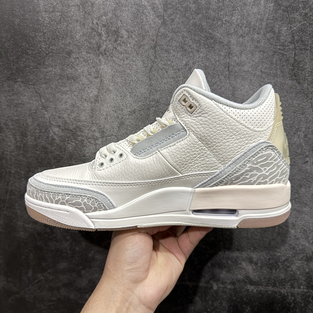 图片[2]-【纯原F版】Air Jordan AJ3 Craft \”Ivory\” 象牙白 货号：FJ9479-100n原楦原纸板开发 确保原汁原味 原厂皮料质感色泽绝无偏差 完美中底拉帮 原厂中底钢印  原档案大底 如假白送 大底纹路 气垫通透度PU的回弹性均百分百还原 原厂电绣鞋舌飞人刺绣针数立体讲究精细欢迎对比正品原鞋SIZE：40 40.5 41 42 42.5 43 44 44.5 45 46 47.5 编码：SL330360-莆田鞋批发中心