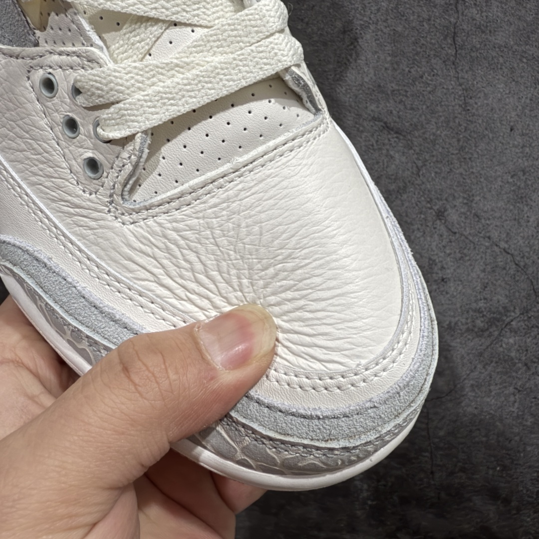 图片[5]-【纯原F版】Air Jordan AJ3 Craft \”Ivory\” 象牙白 货号：FJ9479-100n原楦原纸板开发 确保原汁原味 原厂皮料质感色泽绝无偏差 完美中底拉帮 原厂中底钢印  原档案大底 如假白送 大底纹路 气垫通透度PU的回弹性均百分百还原 原厂电绣鞋舌飞人刺绣针数立体讲究精细欢迎对比正品原鞋SIZE：40 40.5 41 42 42.5 43 44 44.5 45 46 47.5 编码：SL330360-莆田鞋批发中心