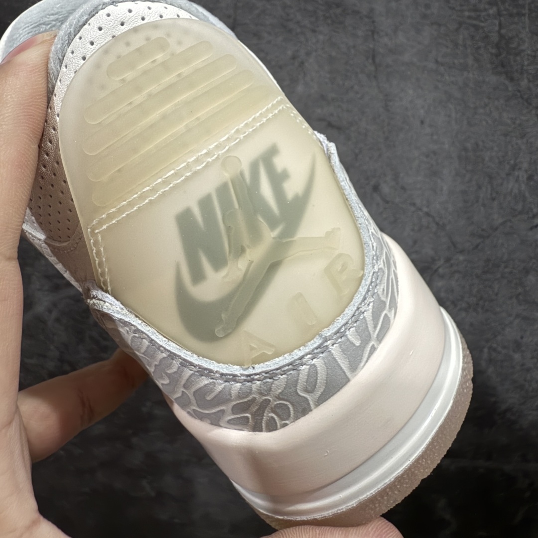 图片[2]-【纯原F版】Air Jordan AJ3 Craft \”Ivory\” 象牙白 货号：FJ9479-100n原楦原纸板开发 确保原汁原味 原厂皮料质感色泽绝无偏差 完美中底拉帮 原厂中底钢印  原档案大底 如假白送 大底纹路 气垫通透度PU的回弹性均百分百还原 原厂电绣鞋舌飞人刺绣针数立体讲究精细欢迎对比正品原鞋SIZE：40 40.5 41 42 42.5 43 44 44.5 45 46 47.5 编码：SL330360-莆田鞋批发中心