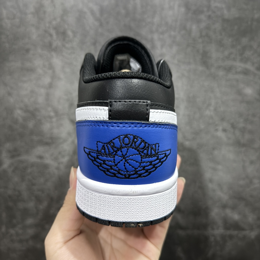 图片[4]-【K版】Air Jordan AJ1 Low 低帮 黑蓝白 553558-042 全新流水线出品 DT版本唯一平替选择 市场第二梯队最强版 全部原鞋开发 原楦原纸板开发 全鞋电脑针车 原厂内置全掌气垫 原盒内在原标 唯一Zp原版鞋带绑法 免检产品 全新2022版型 全头层皮料 完美零毛边处理 原厂配置全掌气垫 价格定位良心 几十个配色陆续出货 SIZE：36 36.5 37.5 38 38.5 39 40 40.5 41 42 42.5 43 44 44.5 45 46 47.5 编码：LDS230250-莆田鞋批发中心