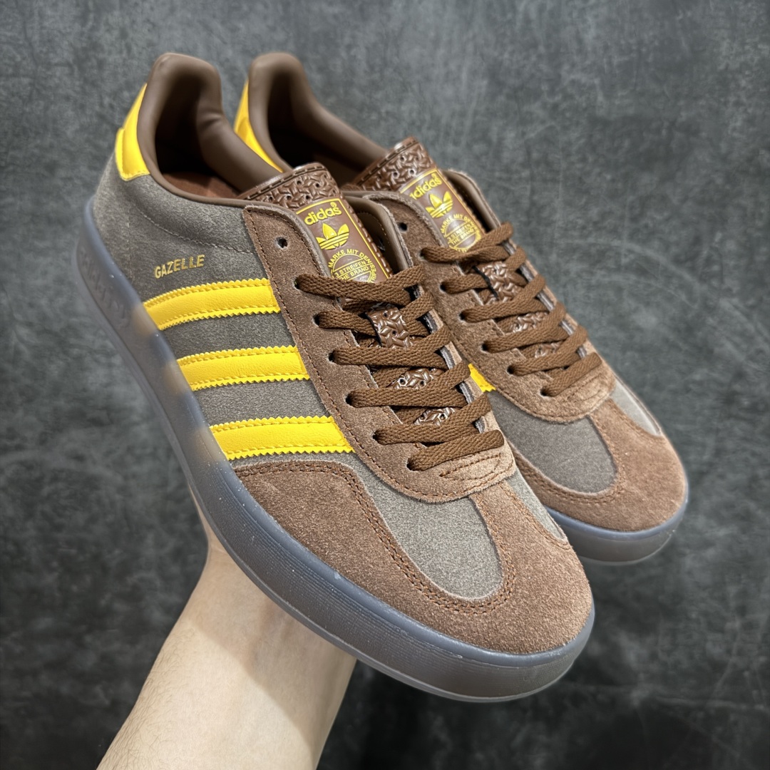 【正确版】adidas Originals Gazelle INdoor 三叶草休闲防滑耐磨低帮板鞋n鞋头出色设计 塑就出众贴合感n稳固的后跟贴合足部曲线设计n软弹舒适 不易磨脚n橡胶鞋底配合防滑纹路设计 平稳抓地 官方货号:JI2588 尺码:35.5 36 36.5 37 38 38.5 39 40 40.5 41 42 42.5 43 44 45nSize:35.5～45半 编码：LDS210230-莆田鞋批发中心