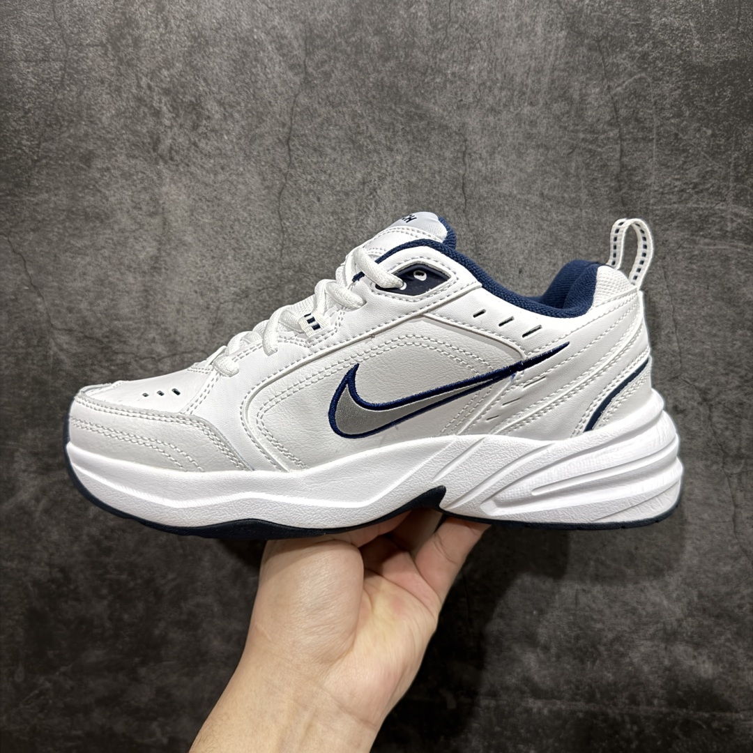 图片[2]-【纯原福利】NIKE Monarch M2K系列 白蓝大勾复古老爹鞋休闲百搭慢跑鞋rnn天猫平台指定订单 完美工艺水平 r皮革搭配织物混合透气鞋面EVA组合缓震大底 完美清洁度 货稳量足 极具性价比，冲量必备r 货号：415445 102r 尺码：36 37 37.5 38 38.5 39 40 40.5 41 42 42.5 43 44 45 编码：FS190200-莆田鞋批发中心