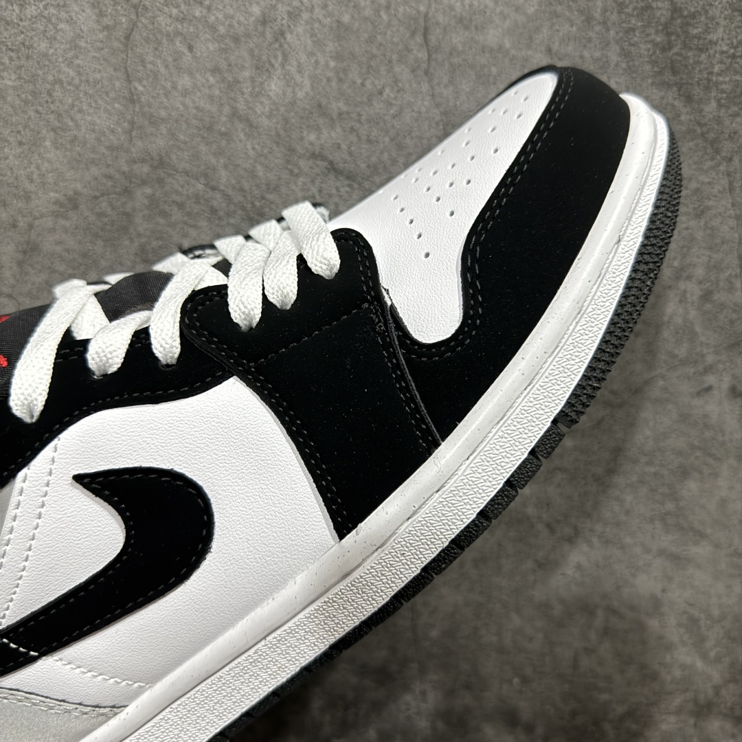 图片[6]-【K版】Air Jordan AJ1 Low 低帮 黑白反光尾 HF3148-106nn全新流水线出品 DT版本唯一平替选择 市场第二梯队最强版 全部原鞋开发 原楦原纸板开发 全鞋电脑针车 原厂内置全掌气垫 原盒内在原标 唯一Zp原版鞋带绑法 免检产品 全新2022版型 全头层皮料 完美零毛边处理 原厂配置全掌气垫 价格定位良心 几十个配色陆续出货 SIZE：36 36.5 37.5 38 38.5 39 40 40.5 41 42 42.5 43 44 44.5 45 46 47.5 编码：LDS230250-莆田鞋批发中心