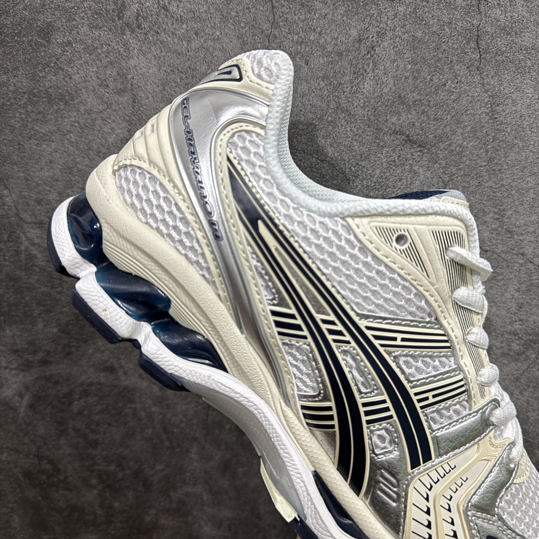 图片[7]-【PB纯原】Asics Gel-Kayano K14 亚瑟士系列复古舒适织物合成革减震防滑耐磨低帮休闲跑步鞋n纯原品质 市场第一梯队顶级版本原装纸板楦头开发 独家私模五层组合大底原厂定制缓震硅胶加持 原盒原配 官方四联吊牌 一比一同步原鞋工艺和用料 鞋面原厂“三明治”多层网布 区别其他同价版本 鞋垫采用原厂OrthoLite欧索莱材质 非普通海玻璃鞋垫 后跟一样采用了GEL缓震胶 整体系列设计非常的科技感 锻炼跑步的同时让你一样时尚百搭  尺码：36 37 37.5 38 39 39.5 40 40.5 41.5 42 42.5 43.5 44 44.5 45 编码：KJ270290-莆田鞋批发中心