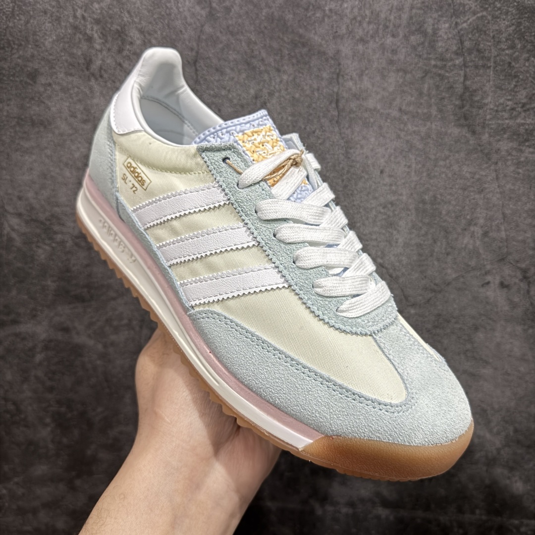 【K8纯原】Adidas Original SL72 OG 系列德训足球风百搭低帮休闲运动板鞋  JI2499