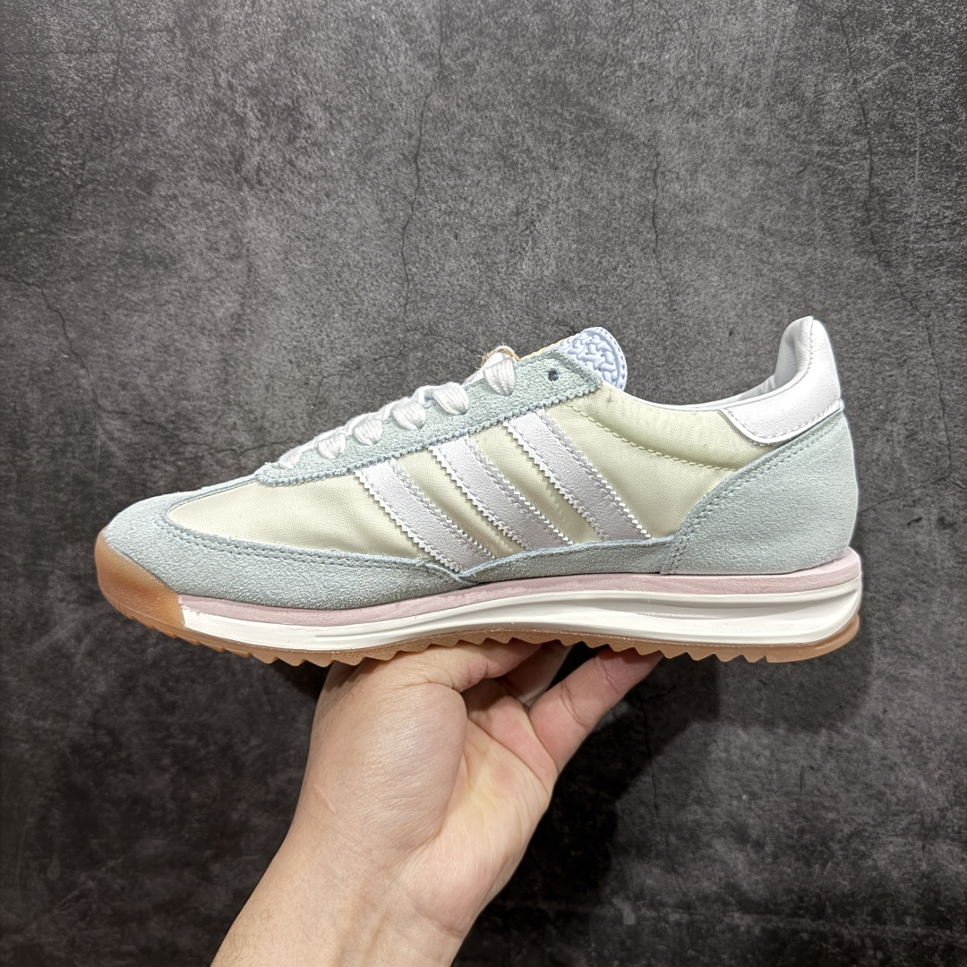 【K8纯原】Adidas Original SL72 OG 系列德训足球风百搭低帮休闲运动板鞋  JI2499