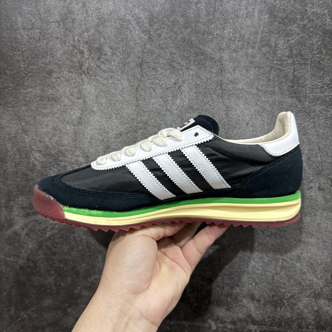 图片[2]-【K8纯原】Adidas Original SL72 OG 系列德训足球风百搭低帮休闲运动板鞋货号：JR7973nn原版开发 品质细节完美n正确版型 正确粗翻毛皮n采用高弹EVA+MODEL+RB三层组合底区别市面RB一体大底 三层组合鞋底重量与原鞋一致  尺码：36 36⅔ 37⅓ 38 38⅔ 39⅓ 40 40⅔ 41⅓ 42 42⅔ 43⅓ 44 44⅔ 45 编码：YB230250-莆田鞋批发中心