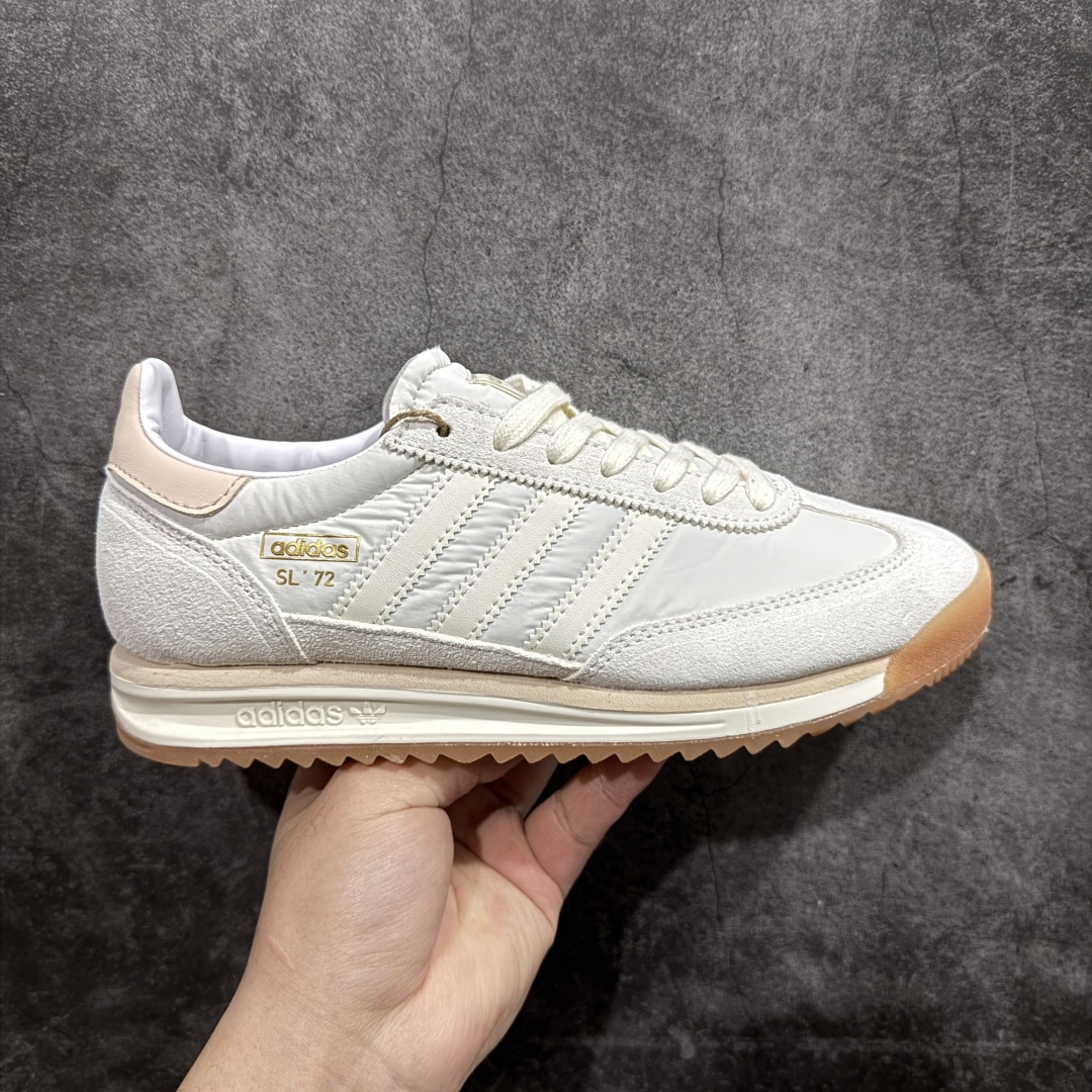 【K8纯原】Adidas Original SL72 OG 系列德训足球风百搭低帮休闲运动板鞋货号：JI2491nn原版开发 品质细节完美n正确版型 正确粗翻毛皮n采用高弹EVA+MODEL+RB三层组合底区别市面RB一体大底 三层组合鞋底重量与原鞋一致  尺码：36 36⅔ 37⅓ 38 38⅔ 39⅓ 40 40⅔ 41⅓ 42 42⅔ 43⅓ 44 44⅔ 45 编码：YB230250-莆田鞋批发中心